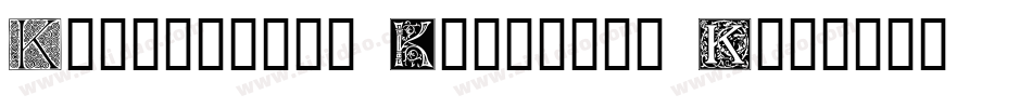 Ornamental Initials V字体转换